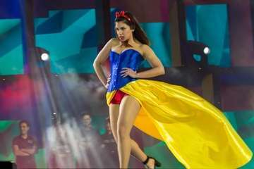 Concurso de maquillaje corporal del Carnaval de Las Palmas de GC (Foto Antonio Rico)
